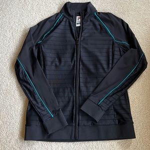 FILA zip black jacket - Size Large